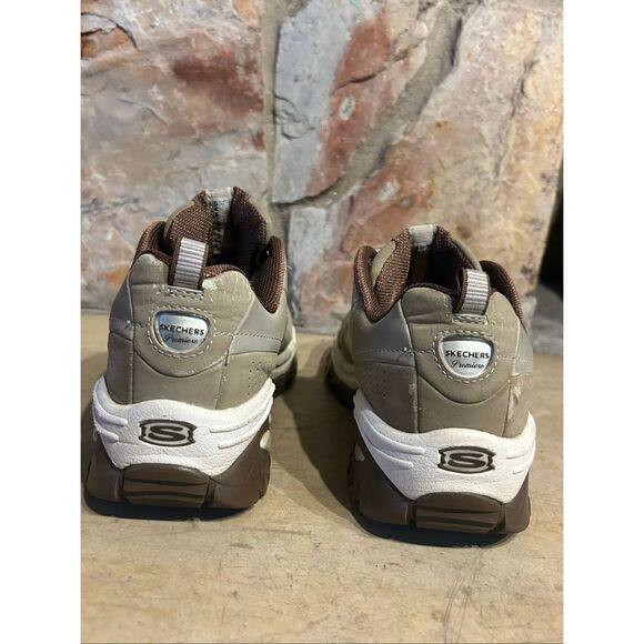 Skechers Sport Premiere Stone Brown Chunky Sneakers Women’s Size 8.5 - Picture 3 of 12
